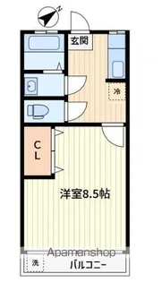 春月ビル【2階】の間取り