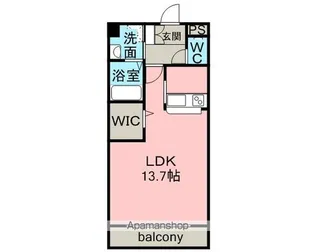 スリーディーガーデン本山【2階】の間取り