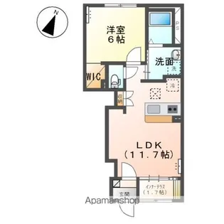 クオーレⅠ【1階】の間取り