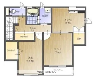 エクセル中小路【2階】の間取り