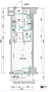 メインステージ武蔵関駅前Ⅱ【3階】の間取り