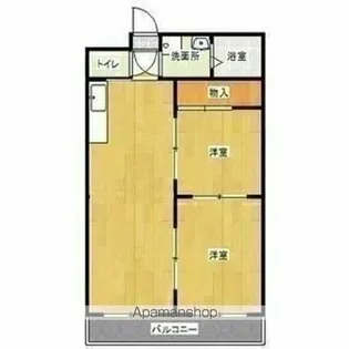 サンライフ今渡【306号室】の間取り