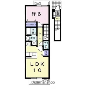 セレーナー【2階】の間取り