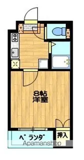 アベニュー門東町Ⅱ【113号室】の間取り