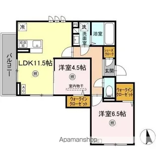 GENTIANA SCABRA【3階】の間取り