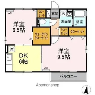 コート・ルネ【2階】の間取り