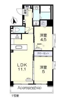 サンセール東古松Ⅱ【3階】の間取り