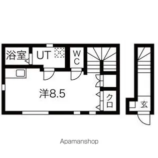 1Rの間取り画像