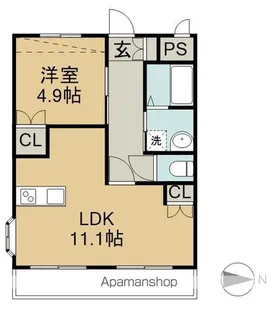 CALM FORD【1階】の間取り