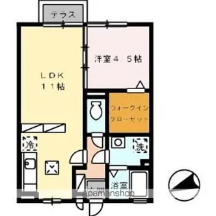 ラフィーネ【1階】の間取り