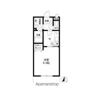 パークサイド若宮 C棟【1階】の間取り