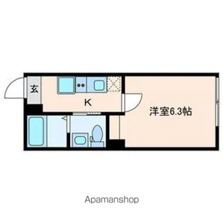 ARKS町屋【4階】の間取り