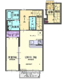 RYUSEIⅢB【202号室】の間取り