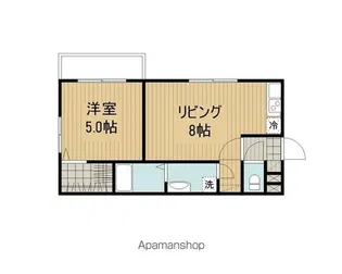 MELDIA小田急相模原【1階】の間取り