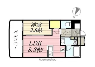 パークアクシス博多【13階】の間取り