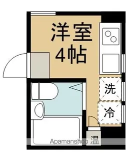 1Rの間取り画像