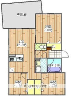 3LDKの間取り画像