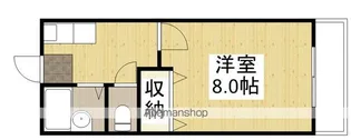 シティハイム・モンリB【106号室】の間取り