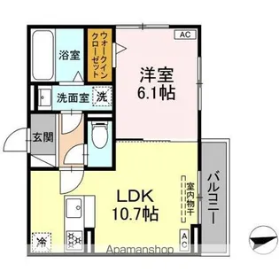 アーククレール【2階】の間取り