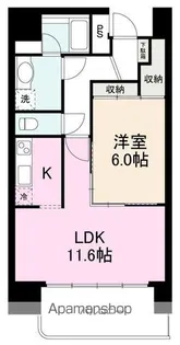 ATY【706号室】の間取り