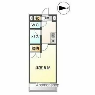 レージュ城西【4階】の間取り