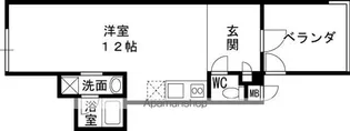 アクエルド上牧【2階】の間取り