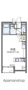 レオネクストグランビュー清水山【1階】の間取り