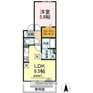 クワドラ【1階】の間取り