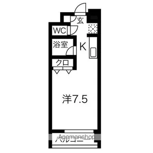 ヴィラ森林公園【2階】の間取り