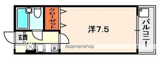 ベルメゾン3番館【206号室】の間取り