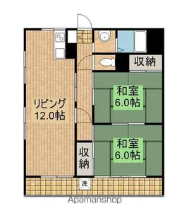 日栄コーポ【3階】の間取り