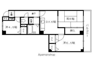 トーカン淀本町マンション【301号室】の間取り