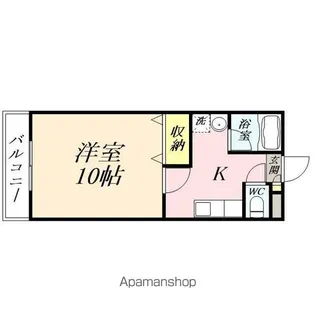 ケイズシティ豊成【3階】の間取り
