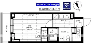 グランドコンシェルジュ六本木【6階】の間取り