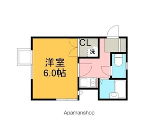 ロイヤルハイツ中川【402号室】の間取り