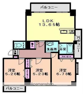クインテセンス【901号室】の間取り
