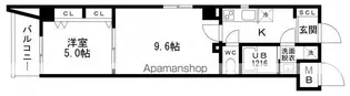 LIFEMENT K段原【501号室】の間取り