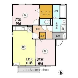 メゾン糺 A【2階】の間取り