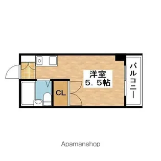 カルム千里山Ⅱ【2階】の間取り