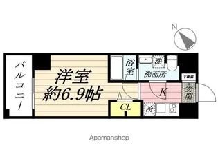 スパシエ東神奈川【2階】の間取り