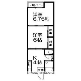 タウンハウス【203号室】の間取り