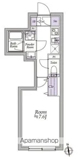 アトリオフラッツ高円寺【1階】の間取り