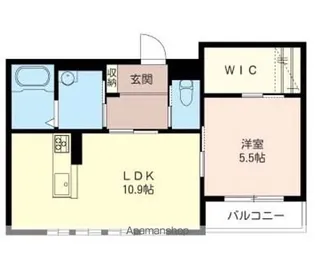 MERRY ISLAND Ⅳ【202号室】の間取り