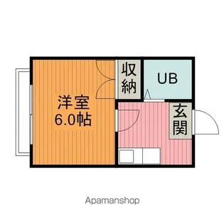 ファイブコーポ中町【105号室】の間取り