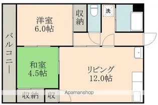 森園ハイツ【3階】の間取り