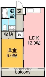 グレースフル【1階】の間取り