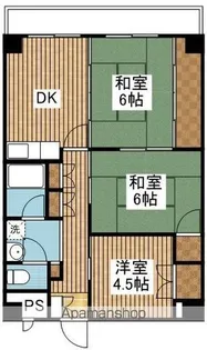 レジオン田辺【303号室】の間取り