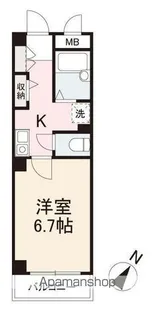 フィネス楠上【3階】の間取り