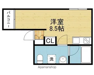 BG新深江【1階】の間取り