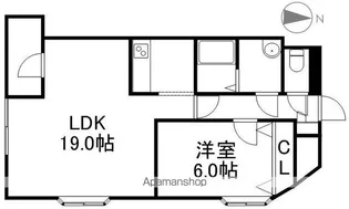 第18ふじい宅建ビル【5階】の間取り